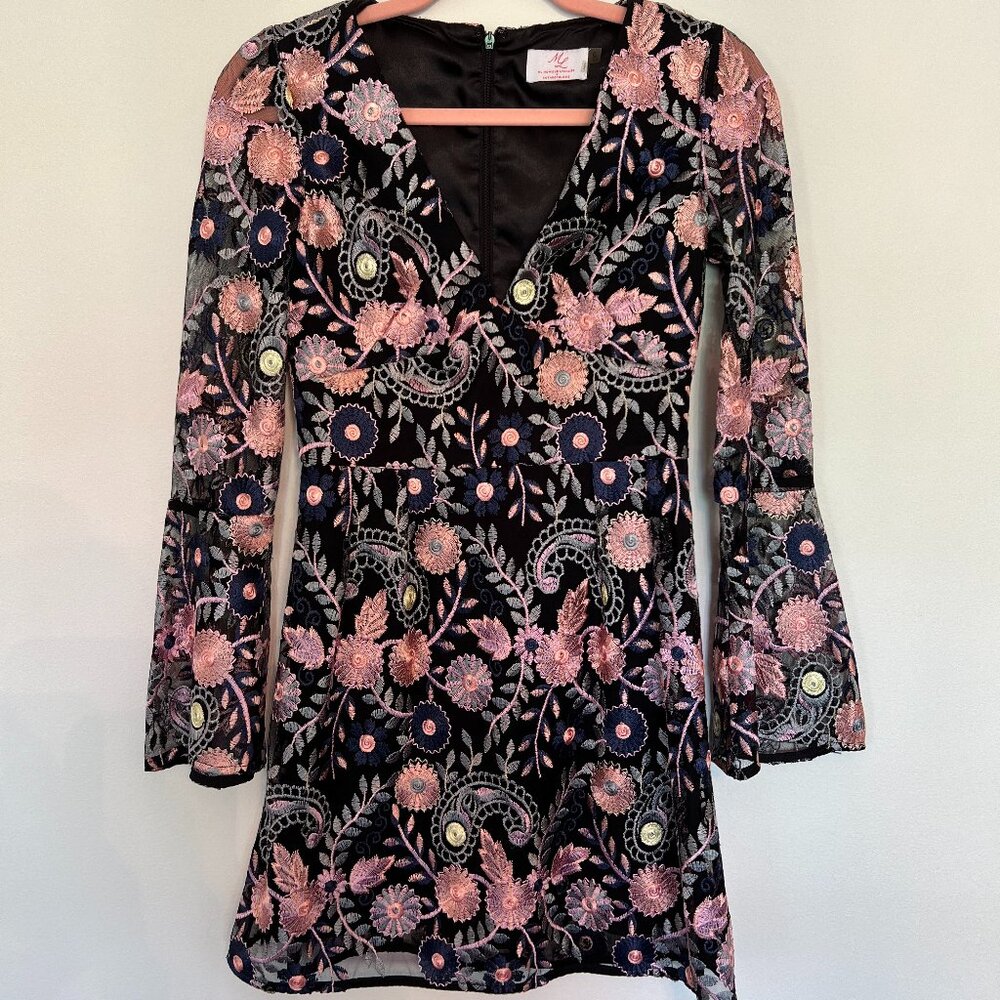 Monique Lhuillier x Anthropologie Dress Sz 0P